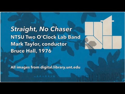 NTSU Two O'Clock Lab Band "Straight, No Chaser" (1976)