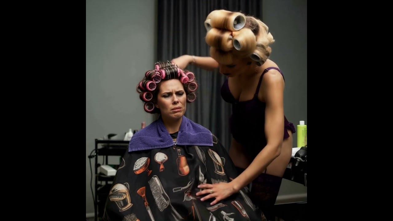 Sissy Poodle Perm #sissy #perming #salon