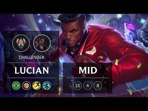 Lucian Mid vs Galio - BR Challenger Patch 9.1