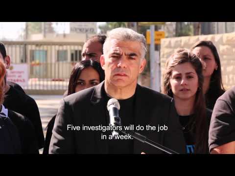 Yair Lapid presents the Yesh Atid anti-corruption plan