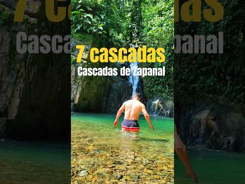 Las 7 cascadas del Zapanal cerca del cantón La Maná en la provincia de Cotopaxi Ecuador 🇪🇨