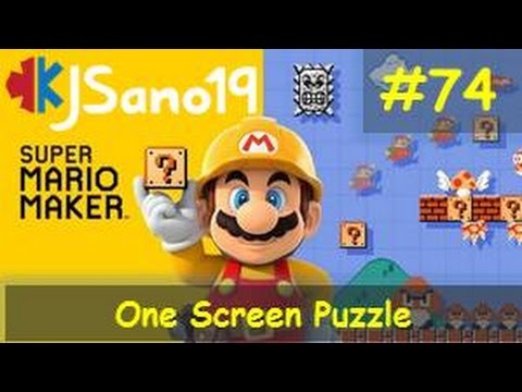 Super Mario Maker - One Screen Puzzle - 74 - SeanHip2