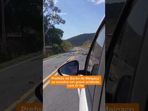 OD: Prefeita de Barão de Melgaço se envolve em grave acidente com morte