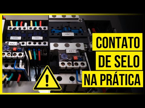 Comandos Elétricos - Contato de Selo feito na prática