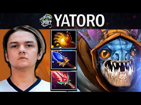 Slark Dota 2 Gameplay Spirit.Yatoro with Midas and Diffusal