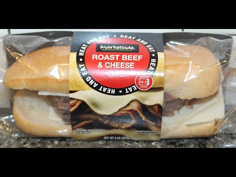Marketside (Walmart) Roast Beef & Cheese Sub Review