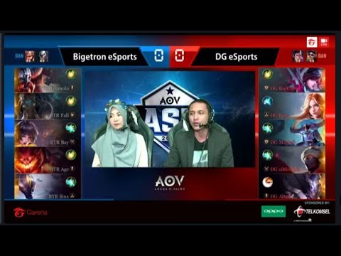 Big Match ASL 2018 BTR vs DG ESports week 3 Arena Of Valor