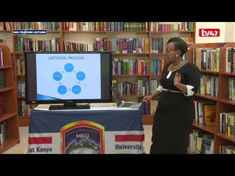 BUCU 001 COMMUNICATION SKILLS Lesson 2 Listening skills