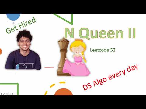 N Queens II | N Queens 2 | Leetcode 52 | Live coding session | Leetcode Hard