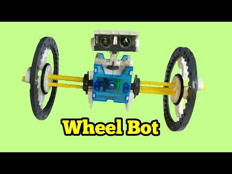 Part4 : Wheel Bot Assembly: 14in1 Solar Robot Educational Toy Kit: How to Assemblage/ Build a Robot