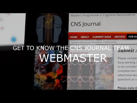 Get to know the CNS Journal Team: WEBMASTER