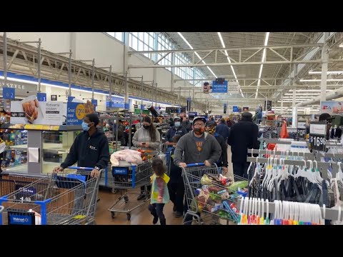 3-11-2021 Denver, CO Historical Winter Storm Imminent - Chaos in Stores - Empty Isles