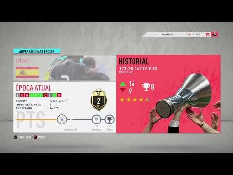 FIFA20 - Seasons - Road to Division 1 - 73W/10D/15L - Currently @ Division 1