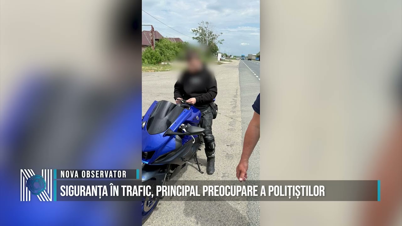 Siguranța în trafic, principal preocupare a polițiștilor
