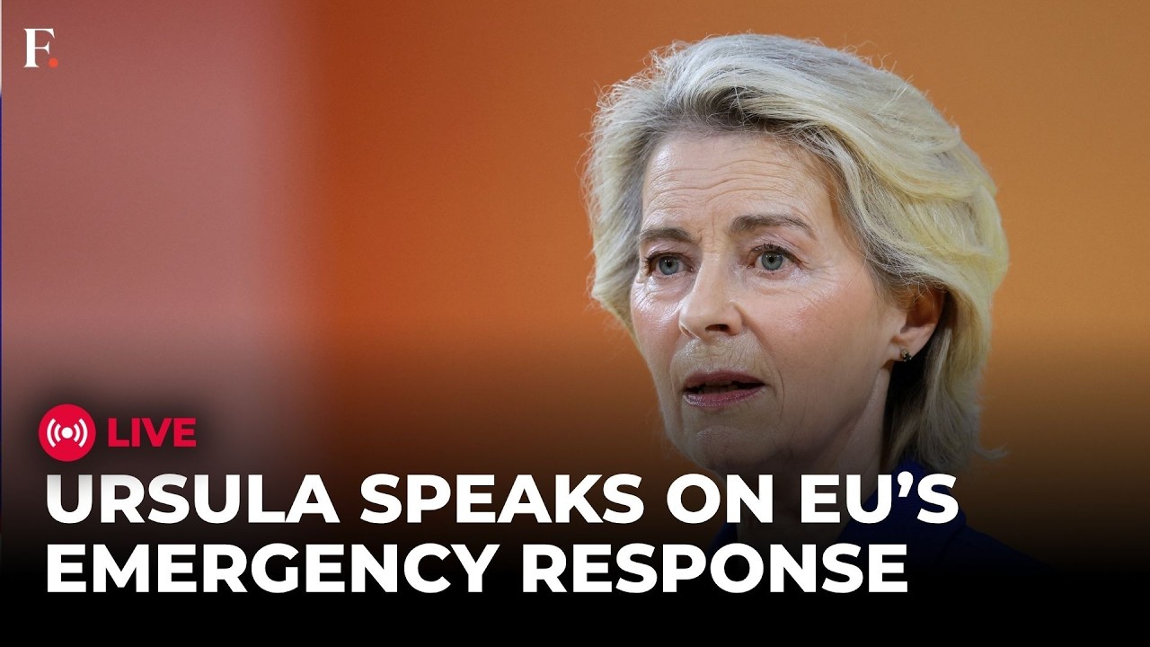 LIVE: Ursula Von der Leyen Holds Press Conference on EU's Emergency Response