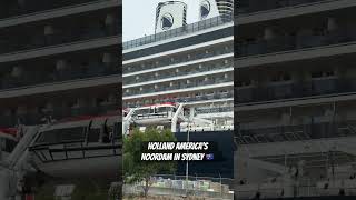 Holland America Noordam Docked at White Bay Cruise Terminal Sydney Ship Spotting View #shorts