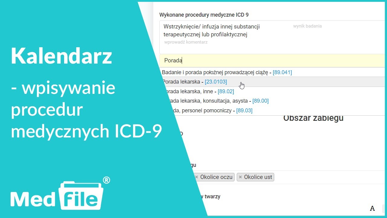 Wpisywanie procedur medycznych ICD-9