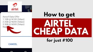 How to get Very Cheap Data on Airtel in 2023// Airtel Cheap Data