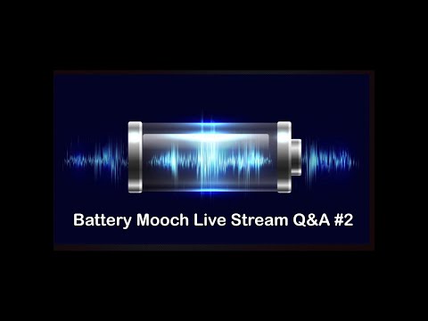 Battery Mooch Live Stream Q&A #2 - Answering your vaping battery questions