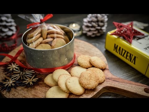 Bolachas de Avelã e Laranja - Maizena