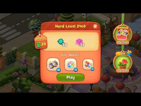 Gardenscapes Hard Level 2460