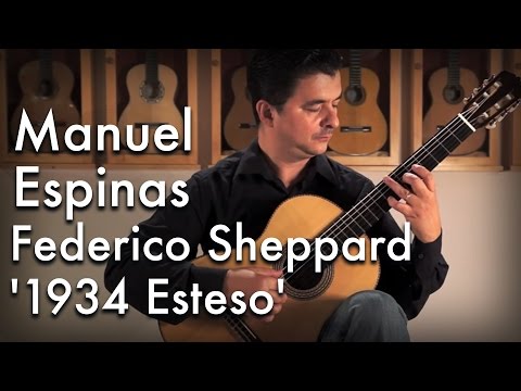 Barrios 'Vals Op. 8 No. 3' played by Manuel Espinas