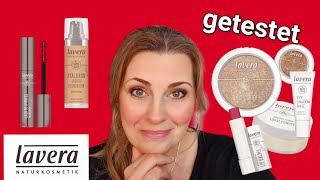 Lavera Make-up | Hyaluron Foundation | Mascara | Highlighter | Lidschatten