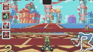 mario kart super circuit RIBBON ROAD