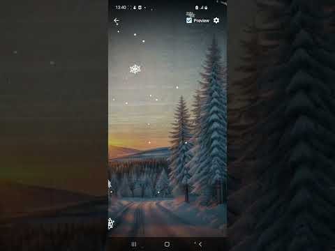 Winter Snow Live Wallpaper
