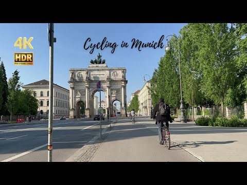 Cycling in Munich  - Through the heart of Bavaria - 4K HDR