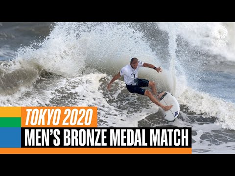 Full Surfing Men's Bronze Medal Match  | Tokyo Replays