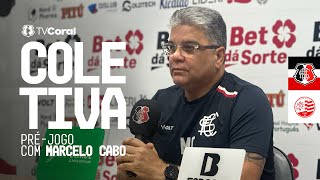 TV Coral - Coletiva pré-jogo com Marcelo Cabo - Santa Cruz x Náutico - PE 2026