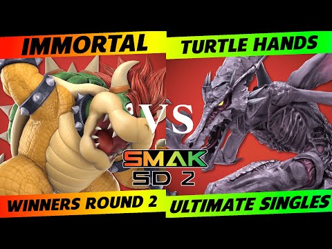SMAK-SD2 Winners Round 2 - Immortal (Bowser) vs. Turtle Hands (Ridley) - SSBU