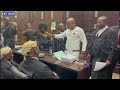 WATCH: Moment Counsel To FG Refuses To Shake Hands With Nnamdi Kanu