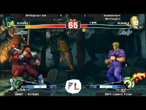 8DXR7-R176G#1 - DRY|Captain Ook vs Snakebelmont - Losers Final - USF4 - 30/05/2015