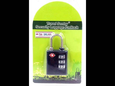 Tsa approved lock 3 digit for luggage bag