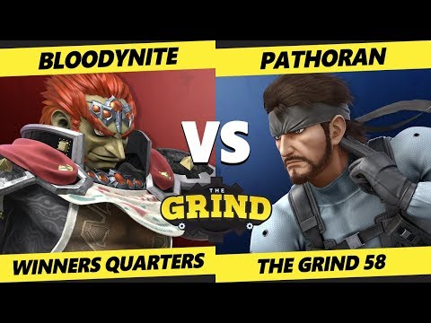 Smash Ultimate Tournament - Bloodynite (Ganondorf) Vs. Pathoran (Snake) The Grind 58 WQ