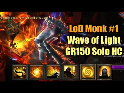 Rank 1 LoD Monk EZ GR150 Solo with Wave of Light (Season 25 Hardcore)