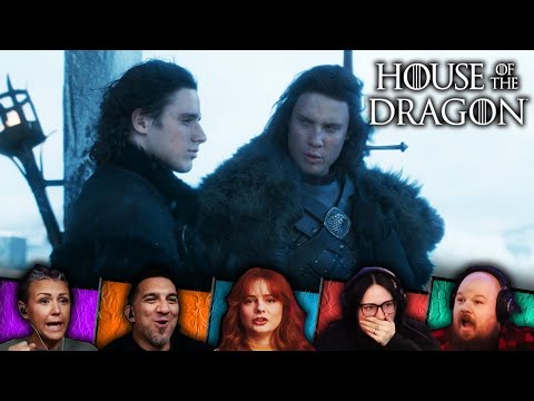 Reactors Reacting to CREGAN STARK MEETS JACAERYS | House of the Dragon 2x1 'A Son for a Son'