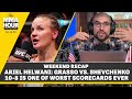 Ariel Helwani: Grasso vs. Shevchenko 10-8 Is One Of Worst Scorecards Ever | The MMA Hour