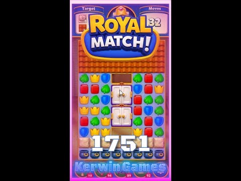 Royal Match Level 1751 - No Boosters Gameplay