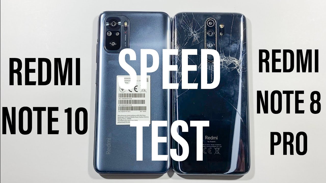 Xiaomi Redmi Note 10 vs Xiaomi Redmi Note 8 Pro Speed Test