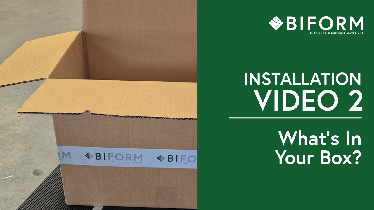 BiForm Installation Video 2: What's In Your Decking Order Box