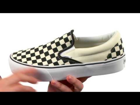 zappos checkered vans