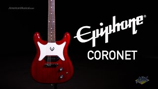 Video thumbnail for Epiphone Coronet - Single P90 for Rock and Roll Tones by American Musical Supply