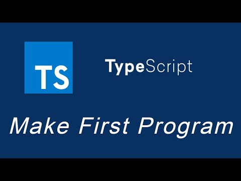 Learn Typescript tutorial 4 Make First Program - Mind Luster