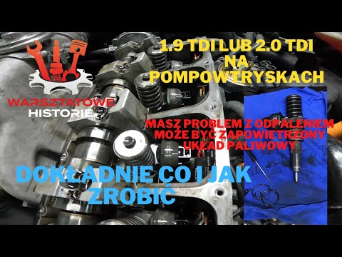 Wymiana uszczelek na pompowtryskiwaczach 1.9tdi 2.0 tdi wymiana od A do Z z momentami dokręcenia