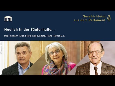 Neulich in der Säulenhalle…  (Geschichte(n) aus dem Parlament– Folge 12)