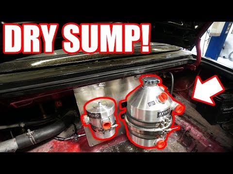 DRY SUMP Install On the LS MIATA!!