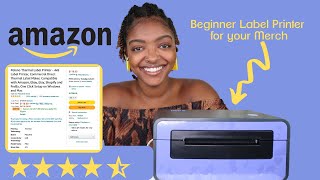 Polono Thermal Label Printer Review [BEGINNER LABEL PRINTER FOR YOUR MERCH] | Mila B